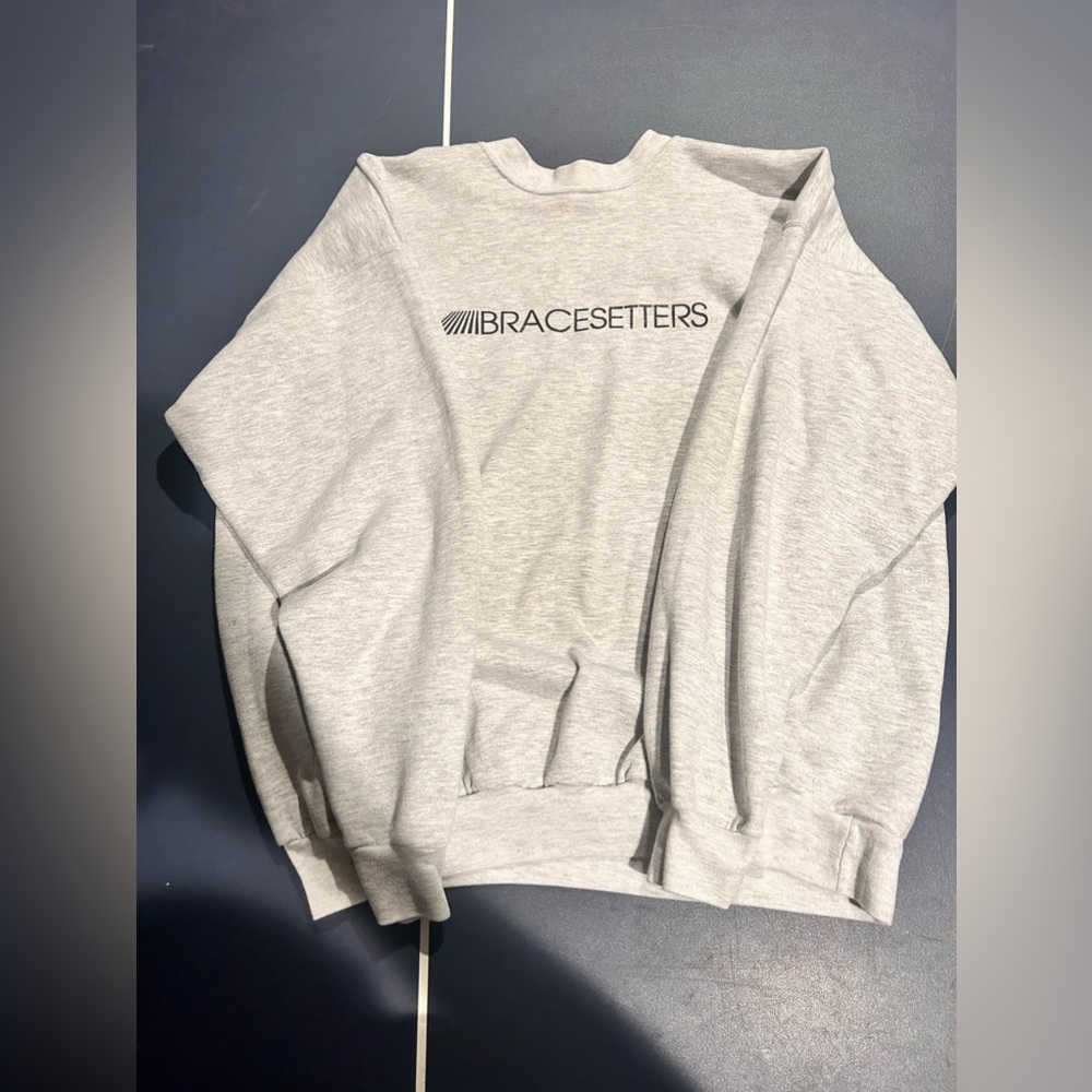 Athletic-Fit cotton Gray Sweater